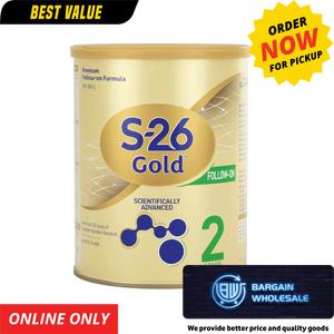 S26 Gold Stage 2 Follow On Baby Infant Formula From 6 Months [ONLY AT TAUFUSI] "PICKUP FROM BARGAIN WHOLESALE" - My Samoa