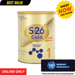 S26 Gold Stage 1 Newborn Baby Infant Formula From Birth [ONLY AT TAUFUSI] "PICKUP FROM BARGAIN WHOLESALE" - My Samoa