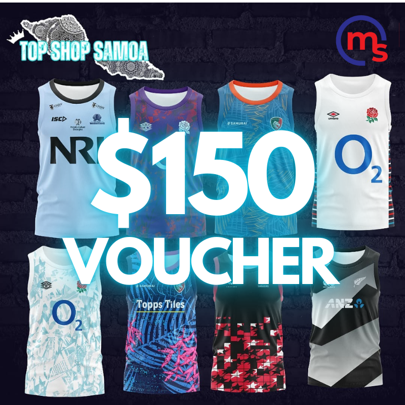 Top Shop Samoa Gift Voucher – $150 Tala (Vaitele, Upolu)