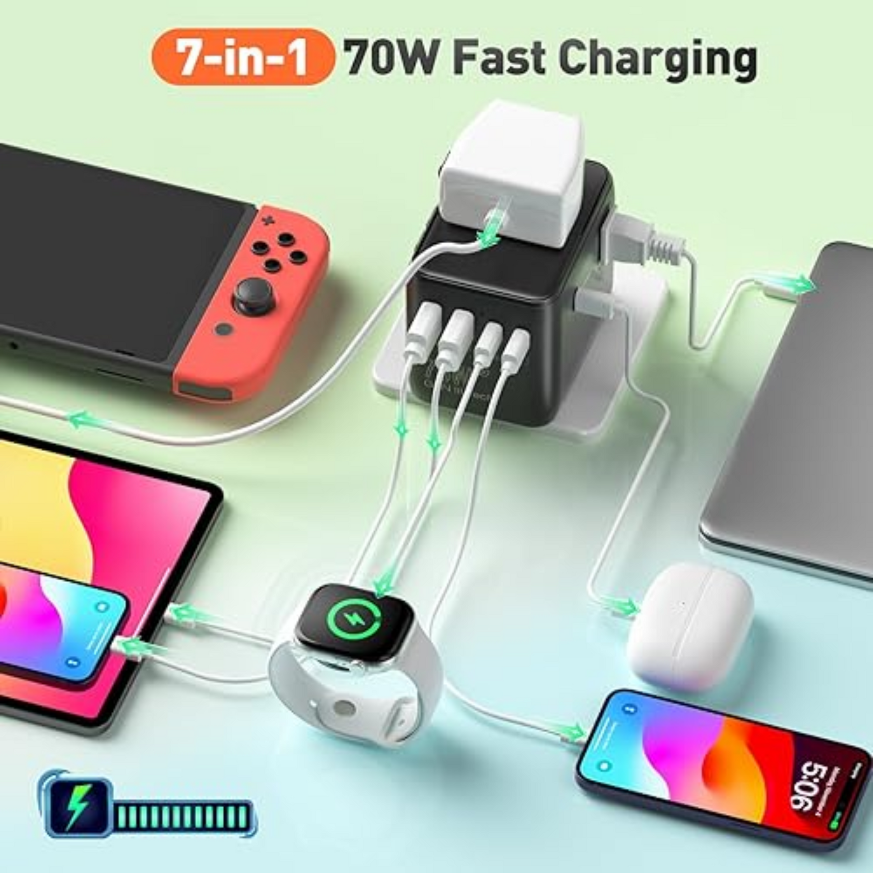 All-in-one Travel Outlet Power Adapter