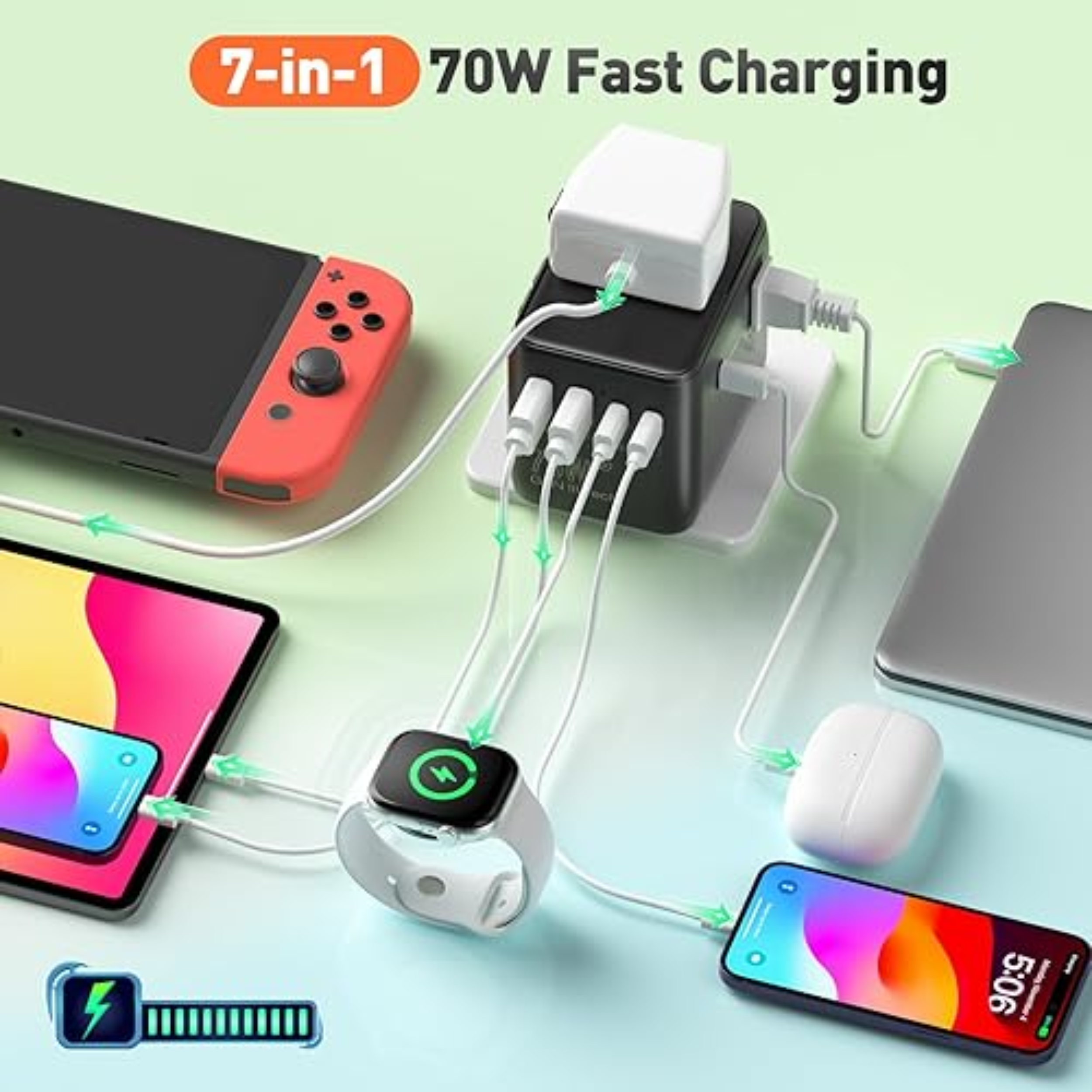 All-in-one Travel Outlet Power Adapter
