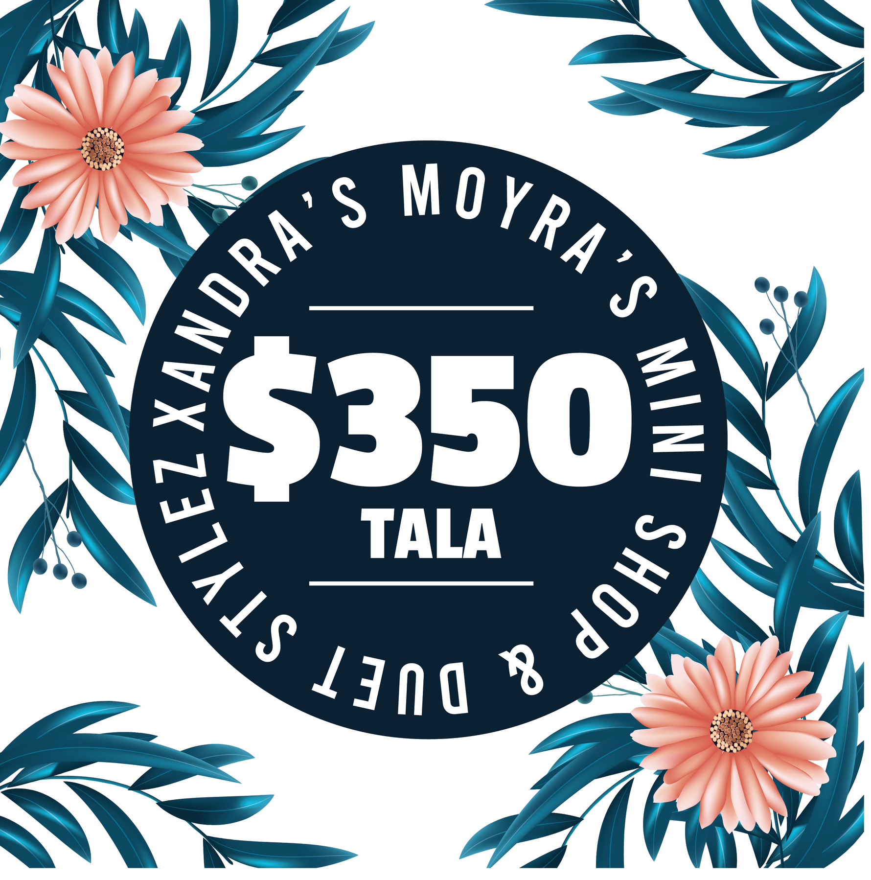 Xandra Moyra’s Mini Shop & Duet Stylez & Bre’ Beauty Parlour ($350 Tala) Voucher - Redeem at Vailima, Apia