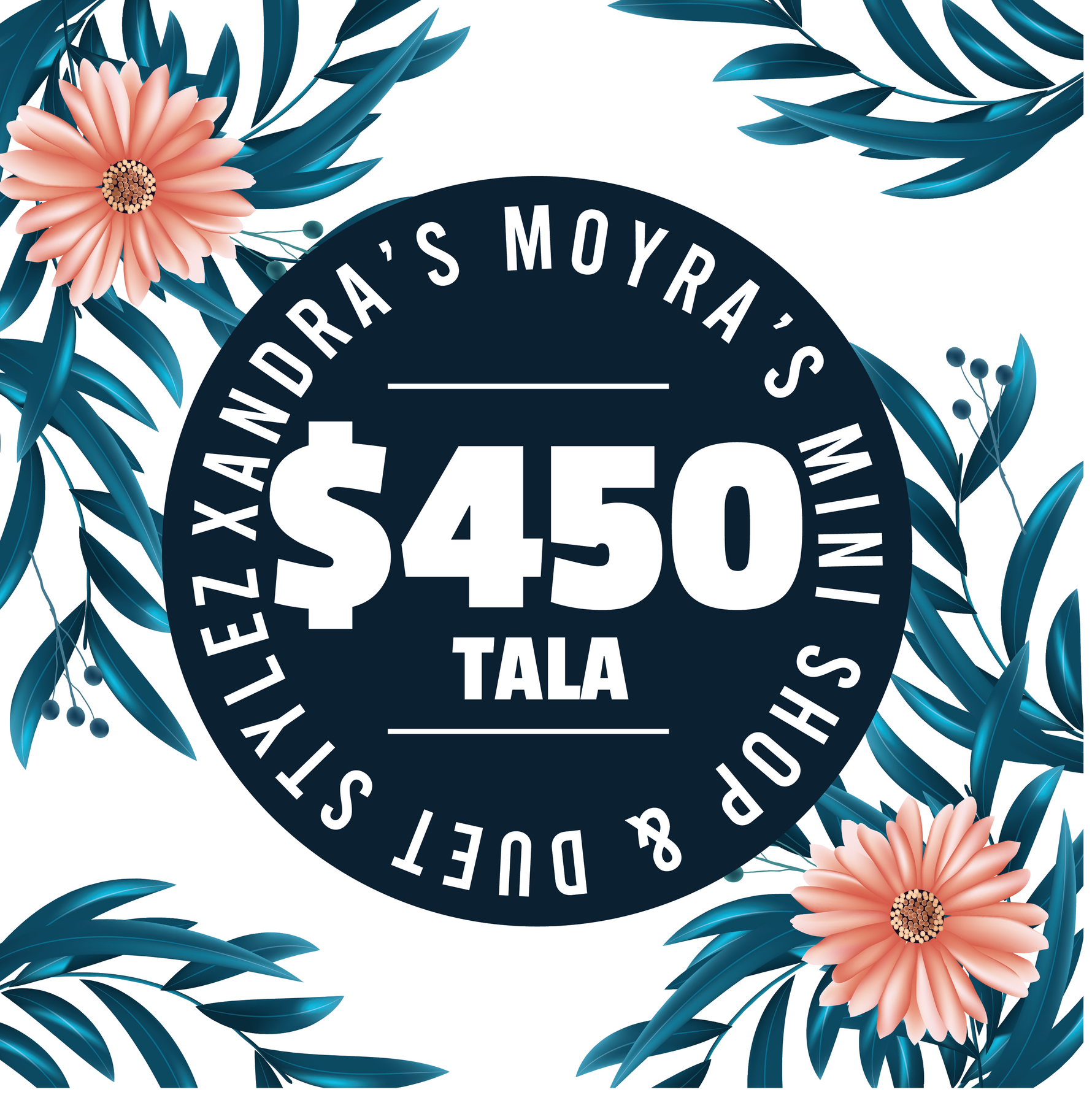 Xandra Moyra’s Mini Shop & Duet Stylez & Bre’ Beauty Parlour ($450 Tala) Voucher - Redeem at Vailima, Apia