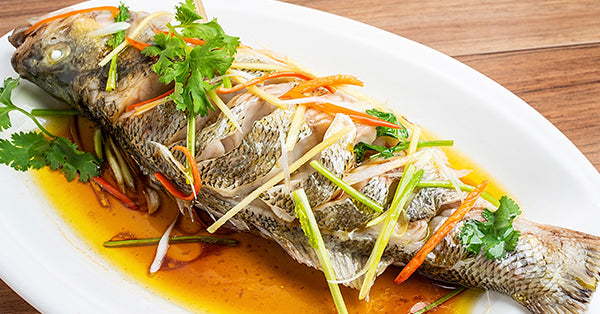 Whole Fish with Black Bean Sauce (large)