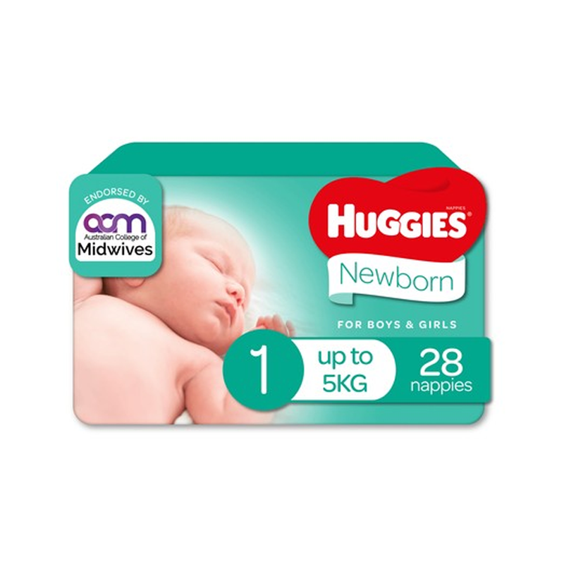 Huggies N/Born Diaper 28S