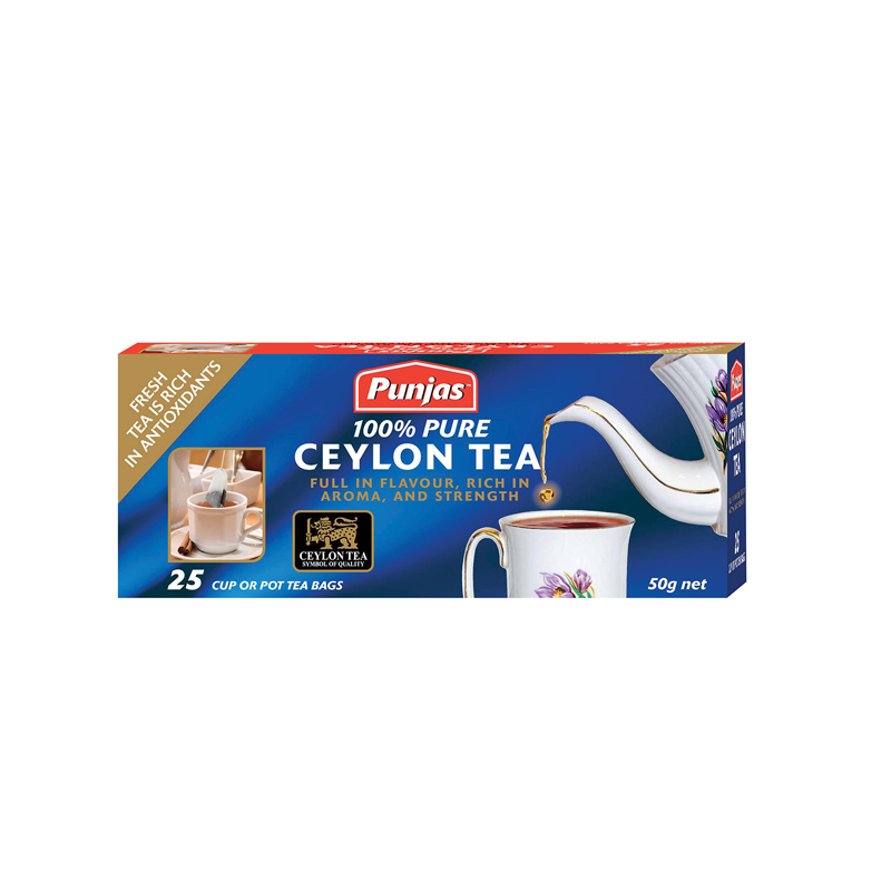 Punjas Ceylon Tea Bag 25*2G